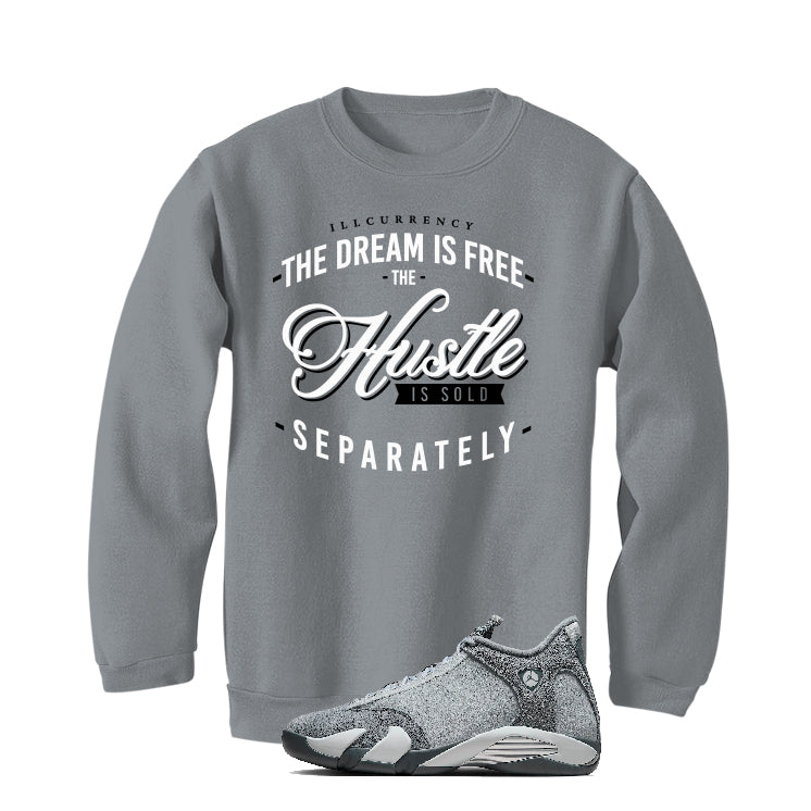 Air Jordan 14 “Flint Grey” | illcurrency Grey T-Shirt (The dream is free)