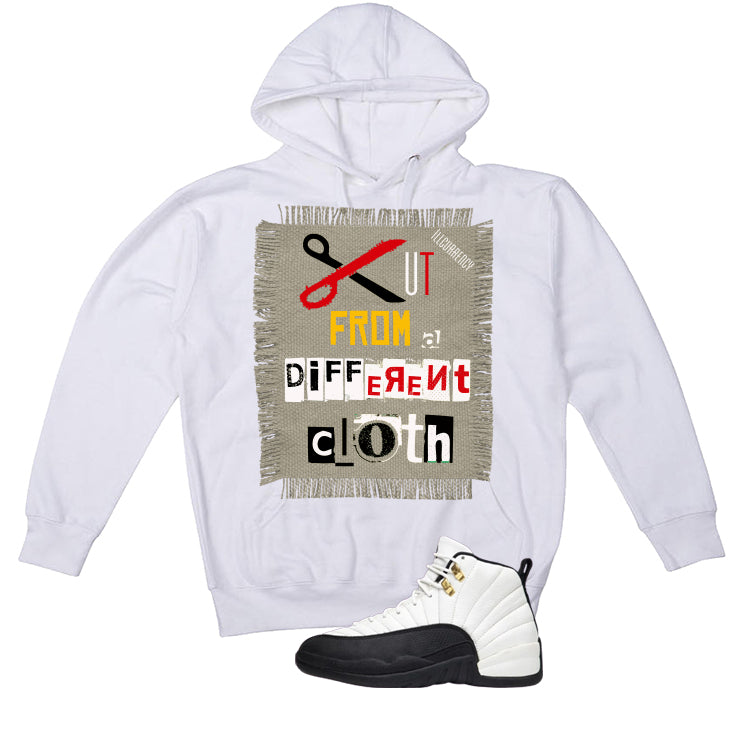 Air Jordan 12 Taxi Matching T-Shirt, Sweatshirts & Hoodies White T-Shirt (Cut from a different cloth)| illcurrency