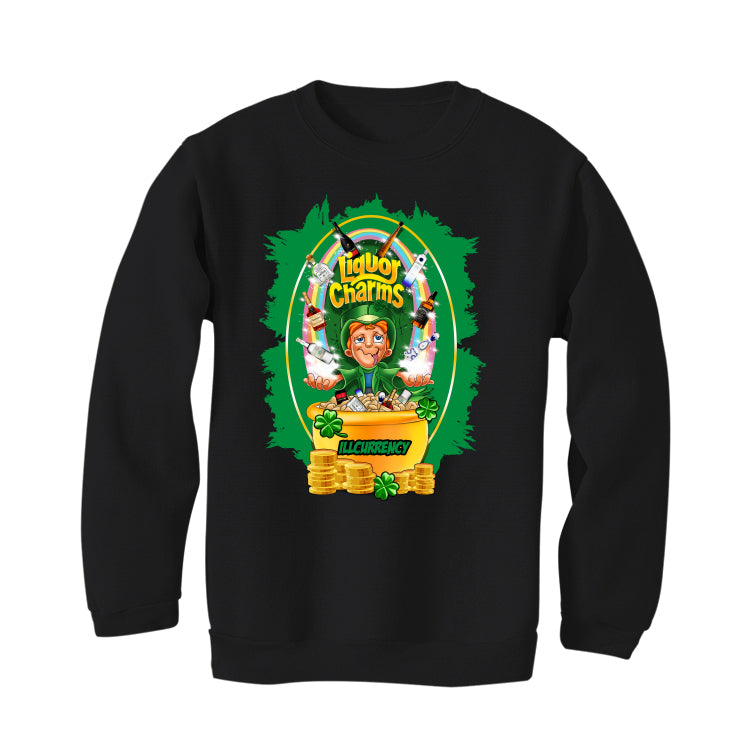 Air Jordan 5 WMNS “Lucky Green” | illcurrency Black T-Shirt (Liquor Charms)