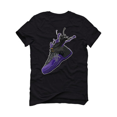 Air Jordan 12 “Field Purple” Black T-Shirt (SPLASH 12)