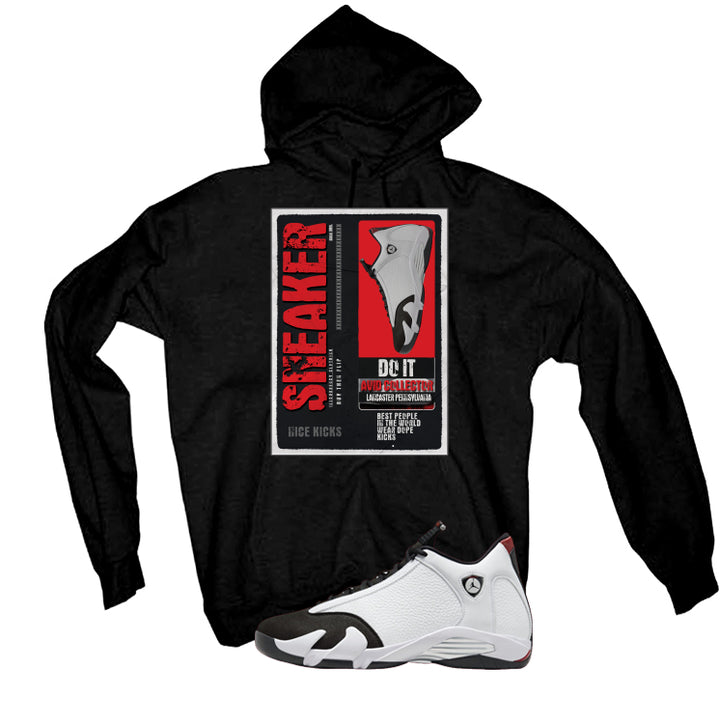 Air Jordan 14 Black Toe Black T-Shirt (Sneaker Collector)| illcurrency