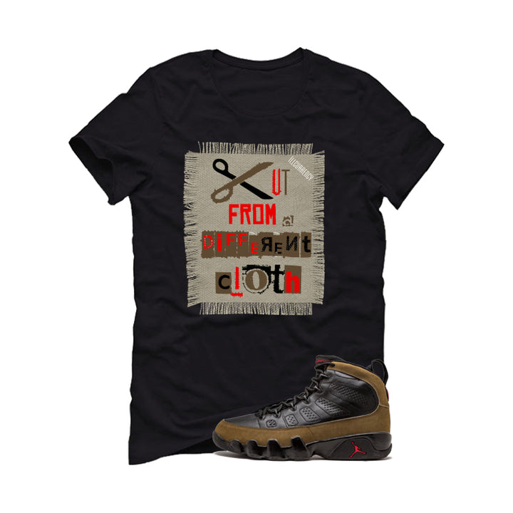 Air Jordan 9 Olive Black T-Shirt (Cut from a different cloth)| illcurrency