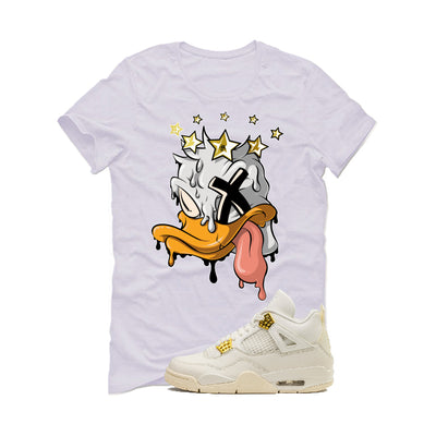 Air Jordan 4 WMNS “Metallic Gold” | illcurrency White T-Shirt (Ducked)