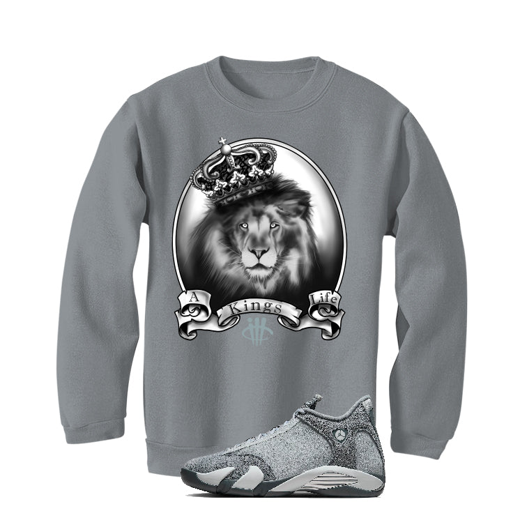 Air Jordan 14 “Flint Grey” | illcurrency Grey T-Shirt (A Kings Life)