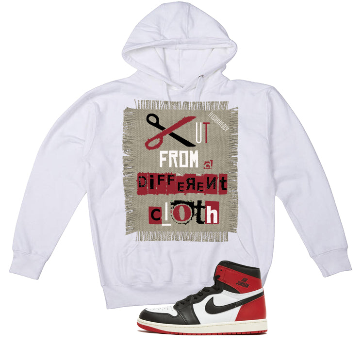 Air Jordan 1 High OG Black Toe Reimagined White T-Shirt (Cut from a different cloth)| illcurrency