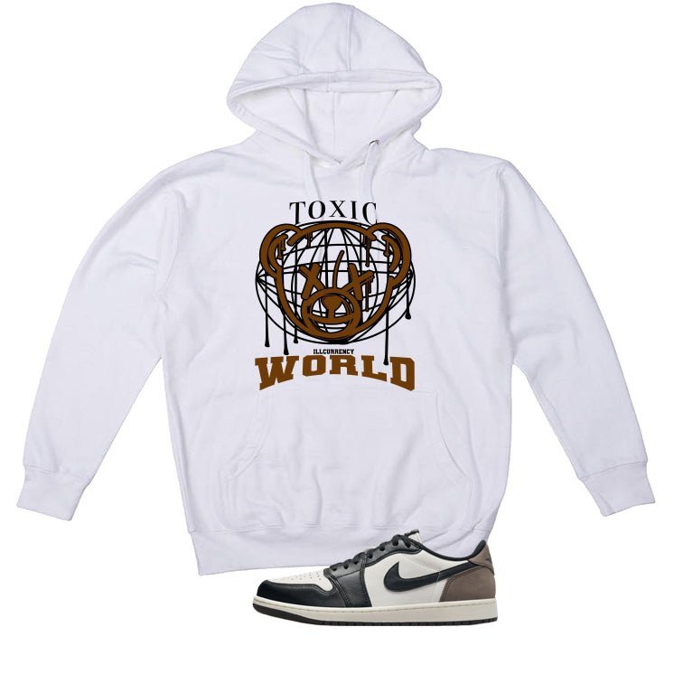 Air Jordan 1 Low OG Mocha White T-Shirt (Toxic World)| illcurrency