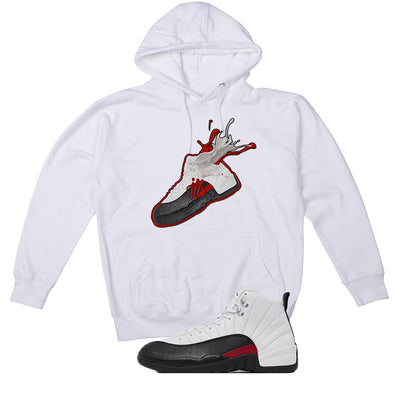 Air Jordan 12 “Red Taxi” | illcurrency White T-Shirt (SPLASH 12)