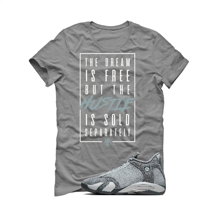 Air Jordan 14 “Flint Grey” | illcurrency Grey T-Shirt (DREAM IS FREE)
