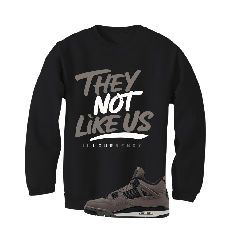 Air Jordan 4 Cave Stone Black T-Shirt (They not like us)| illcurrency