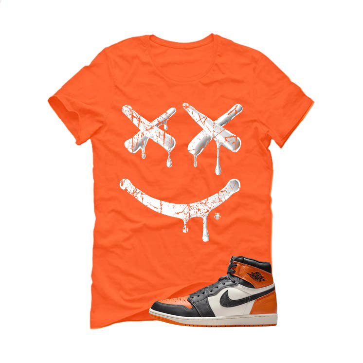 Air Jordan 1 High OG Shattered Backboard Orange T-Shirt (Happy Drip)| illcurrency