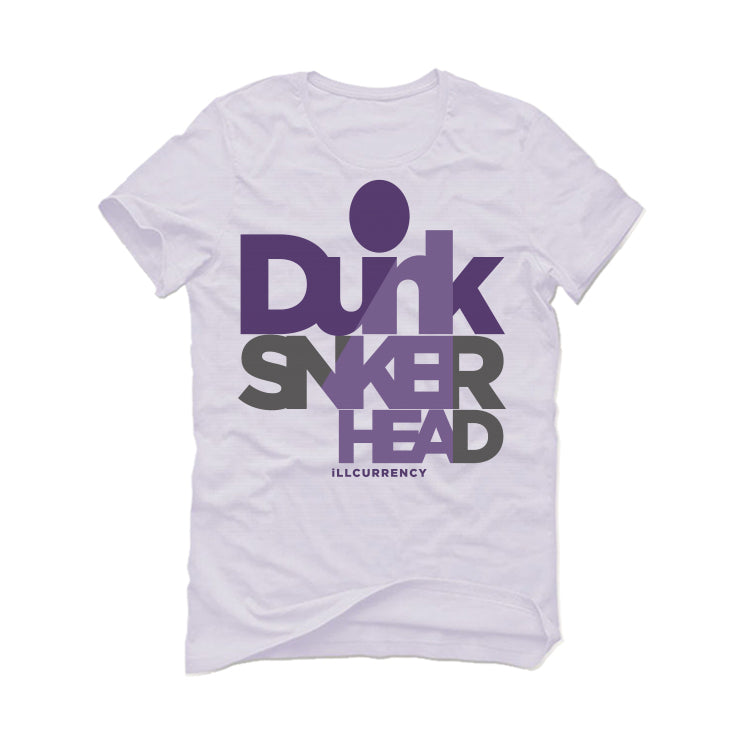 Nike SB Dunk Low “Court Purple” | illcurrency White T-Shirt (DUNKHEAD)