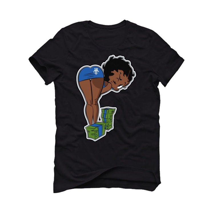 Air Jordan 2 Low Varsity Royal - Black T-Shirt (BOO)