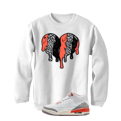 Air Jordan 3 WMNS “Georgia Peach” | illcurrency White T-Shirt (Heart)
