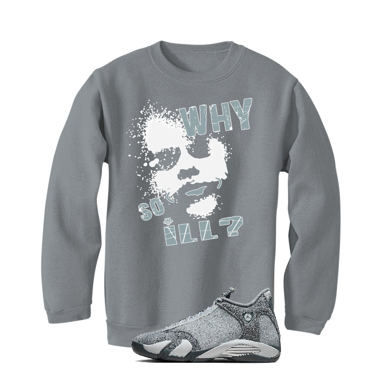Air Jordan 14 “Flint Grey” | illcurrency Grey T-Shirt (WHY SO ILL)