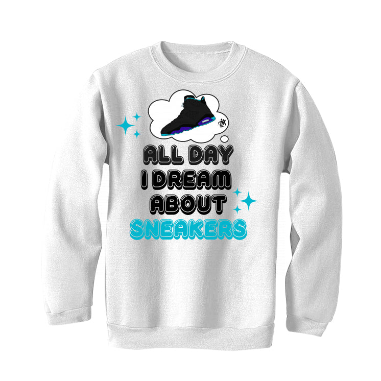 Air Jordan 6 Retro “Aqua” | illcurrency White T-Shirt (dreaming everyday)