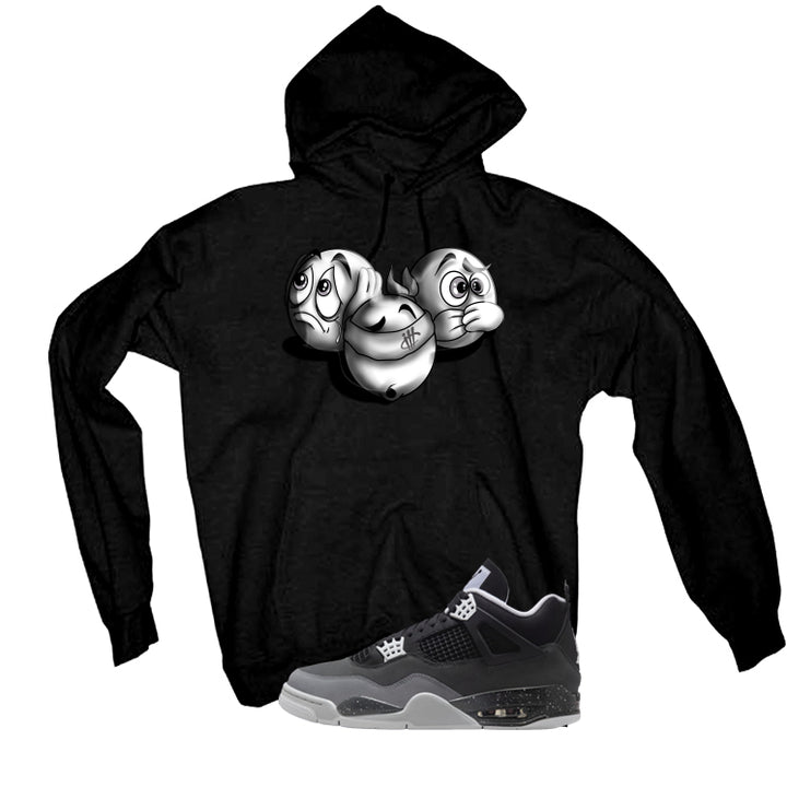 Air Jordan 4 Fear Pack Black T-Shirt (SEE NO EVIL)| illcurrency