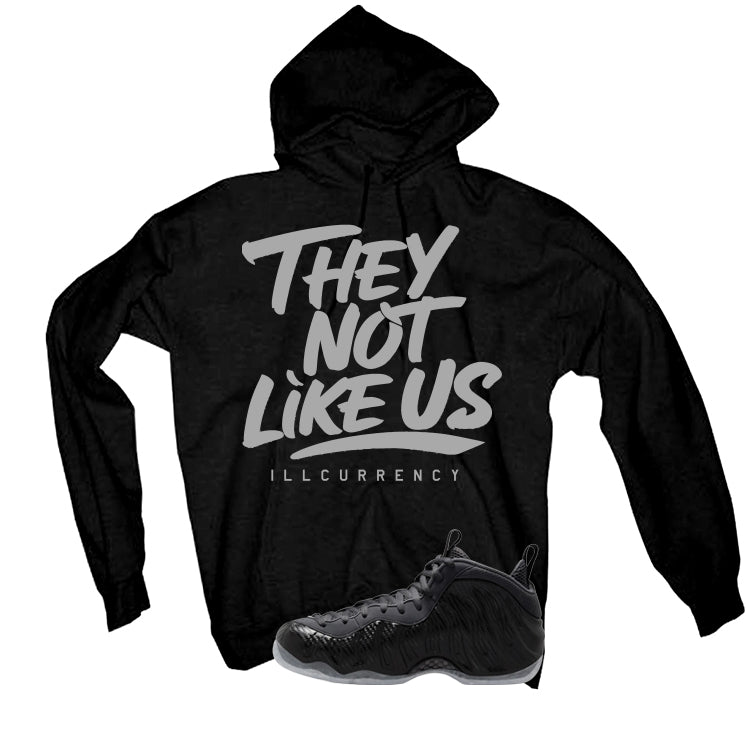 NIKE FOAMPOSITE ONE CARBON FIBER Matching T-Shirt, Sweatshirts & Hoodies Black T-Shirt (They not like us)| illcurrency
