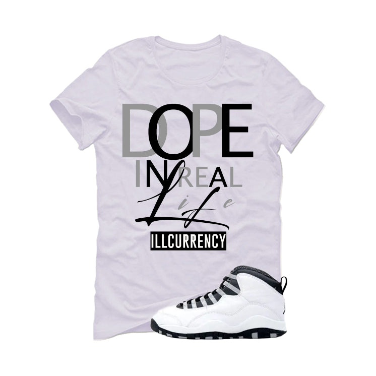 Air Jordan 10 OG Steel White T-Shirt (DOPE)| illcurrency