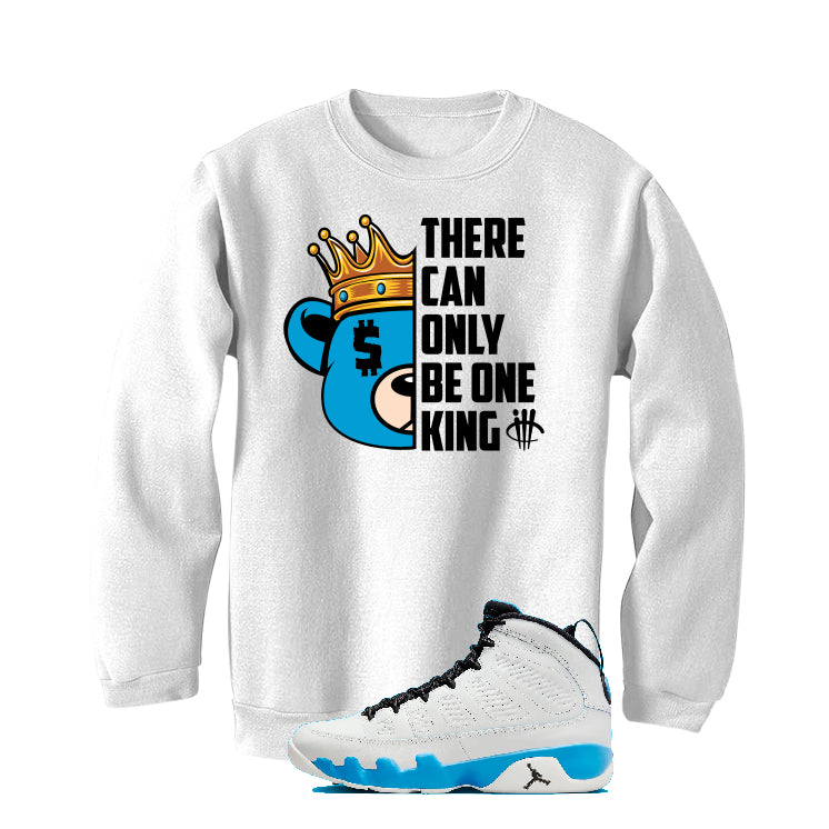 Air Jordan 9 “Powder Blue” | illcurrency White T-Shirt (Can Only Be One King)