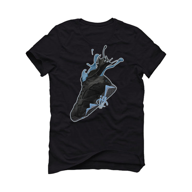 Air Jordan 7 “Chambray” Black T-Shirt (SPLASH)