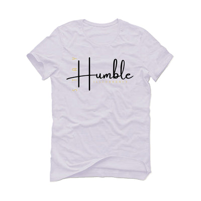 Air Jordan 11 Gratitude | ILLCURRENCY White T-Shirt (Stay Humble)