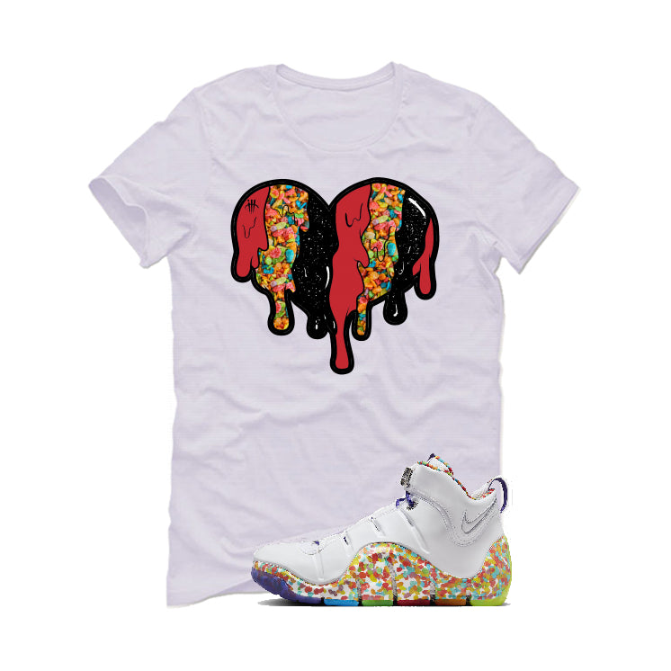Nike LeBron 4 "Fruity Pebbles" | illcurrency White T-Shirt (Heart)