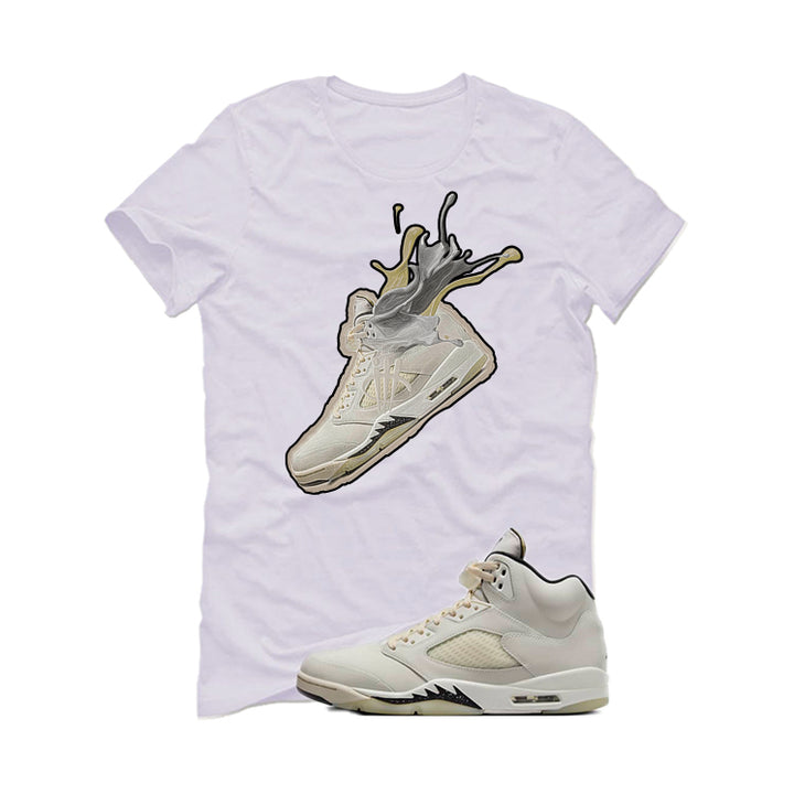 Air Jordan 5 SE “Sail” | illcurrency White T-Shirt (SPLASH 5)