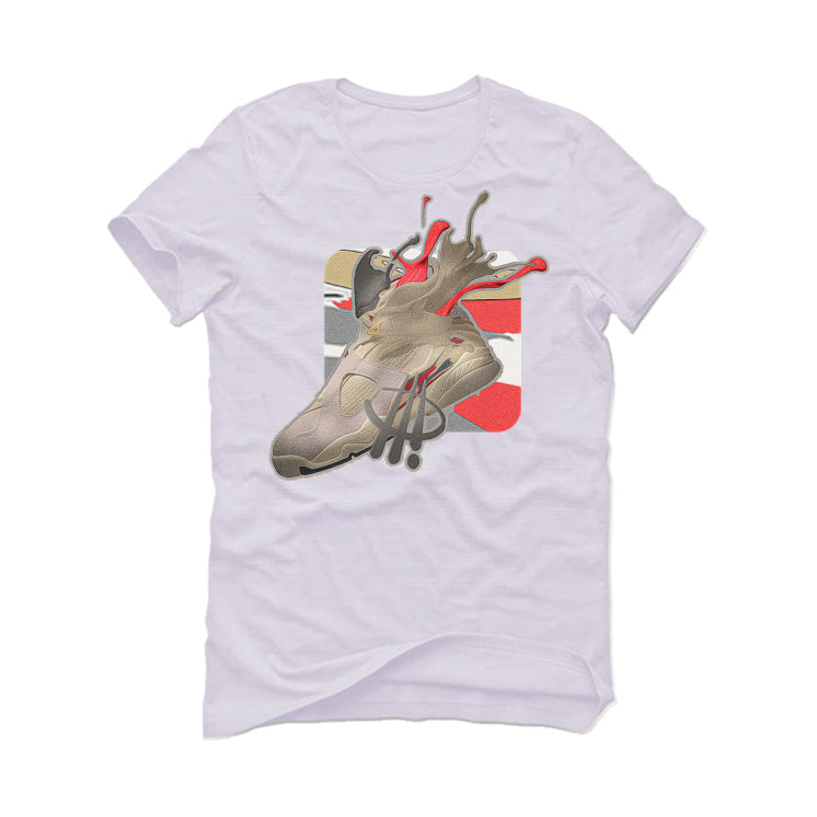 SoleFly x Air Jordan 8 Mi Casa Es Su Casa | illcurrency White T-Shirt (SPLASH)