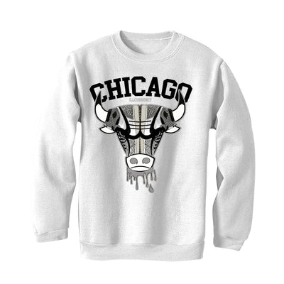 Air Jordan 1 High OG “Elephant” | illcurrency White T-Shirt (Bulls head chicago)