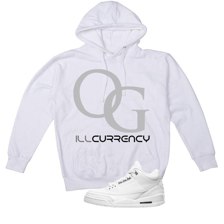 Air Jordan 3 Pure Money White T-Shirt (OG)| illcurrency