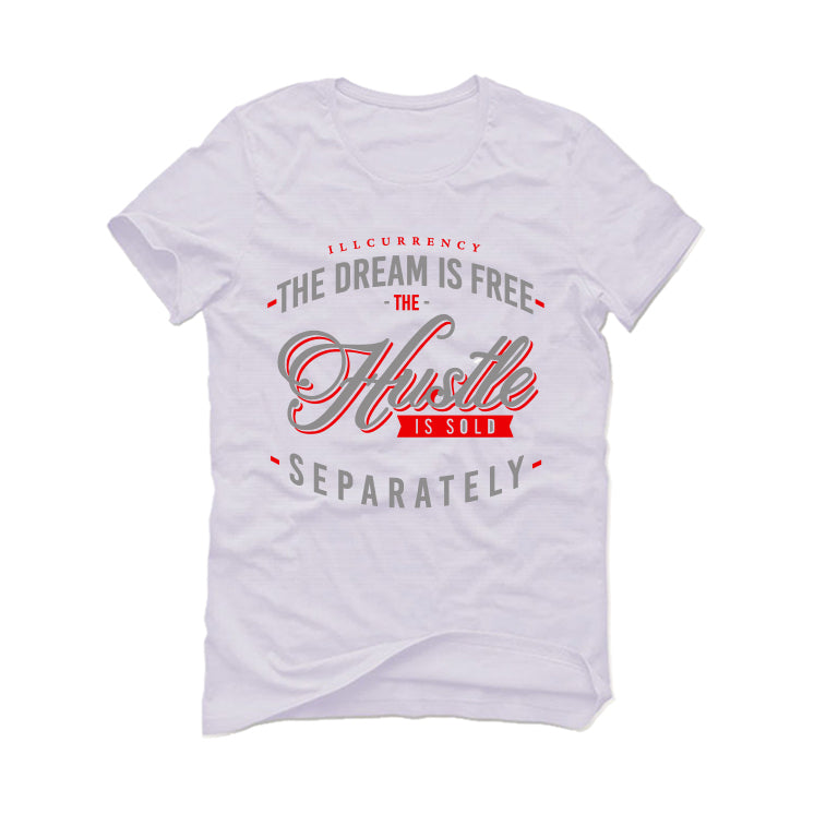 Air Jordan 13 “Wolf Grey” White T-Shirt (The dream is free)