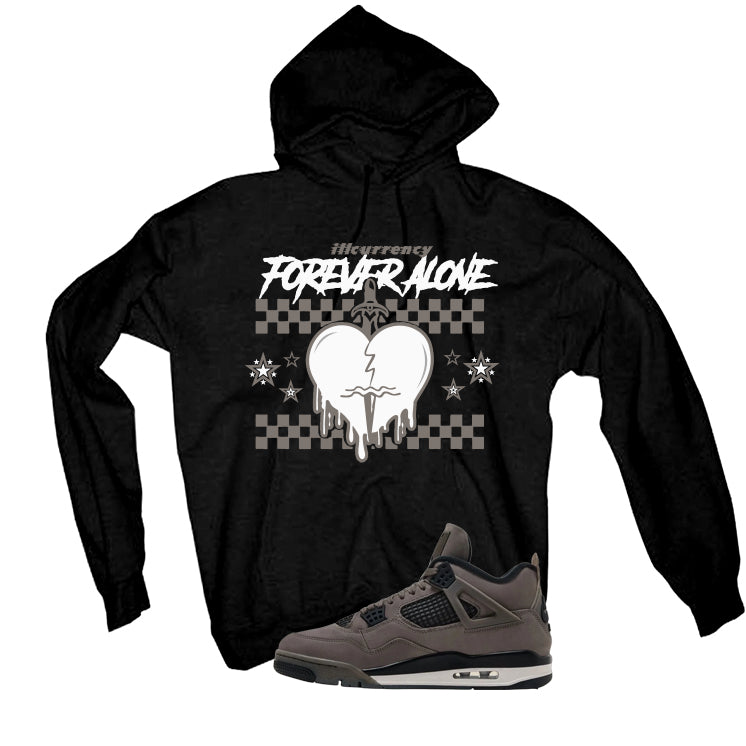 Air Jordan 4 Cave Stone Black T-Shirt (Forever Alone)| illcurrency