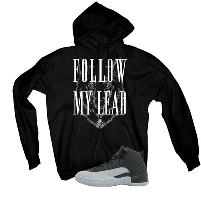 Air Jordan 12 Black/Wolf Grey Black T-Shirt (Follow My Lead)| illcurrency