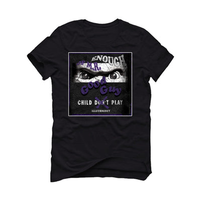 Air Jordan 12 “Field Purple” Black T-Shirt (ENOUGH OF MR GOOD GUY)