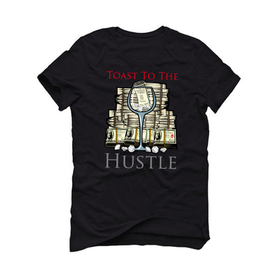 AIR JORDAN 4 “BRED REIMAGINED” 2024 | ILLCURRENCY Black T-Shirt (toast to the hustle)