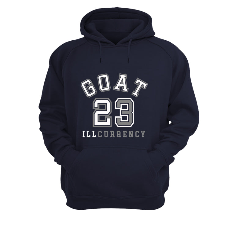 Air Jordan 5 “Georgetown” | illcurrency Navy Blue T-Shirt (GOAT 23)