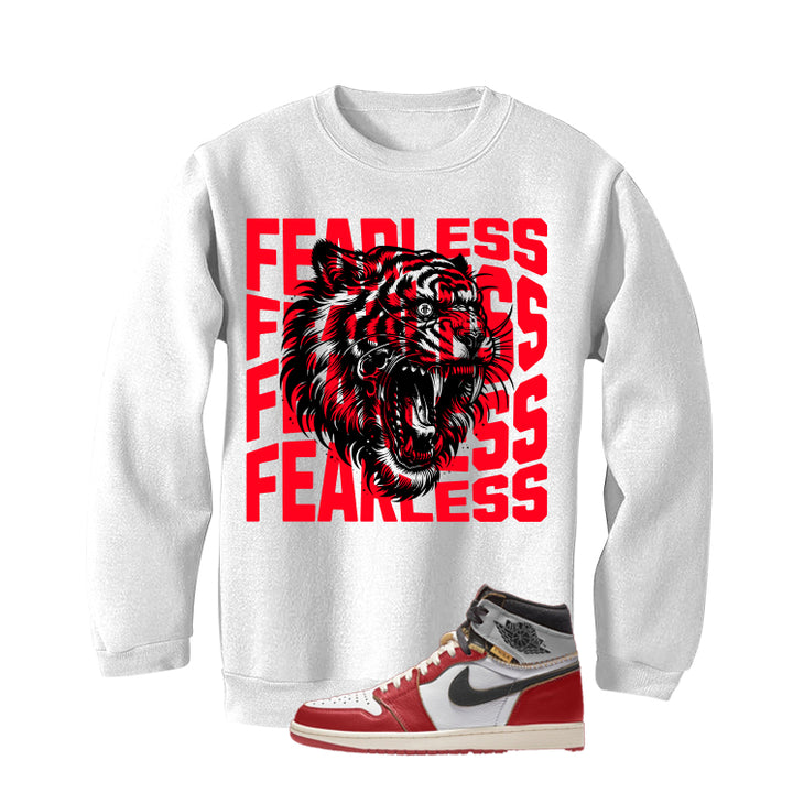 Union LA x Air Jordan 1 High OG White T-Shirt (Fearless Tiger)| illcurrency