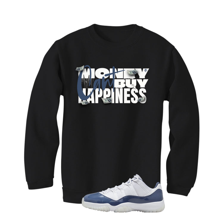 Air Jordan 11 Low Diffused Blue Black T-Shirt (money cant buy)| illcurrency