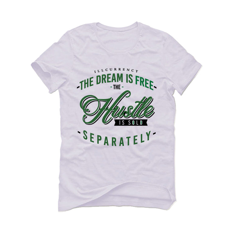 Nike Dunk Low WMNS “Satin Green” White T-Shirt (The dream is free)