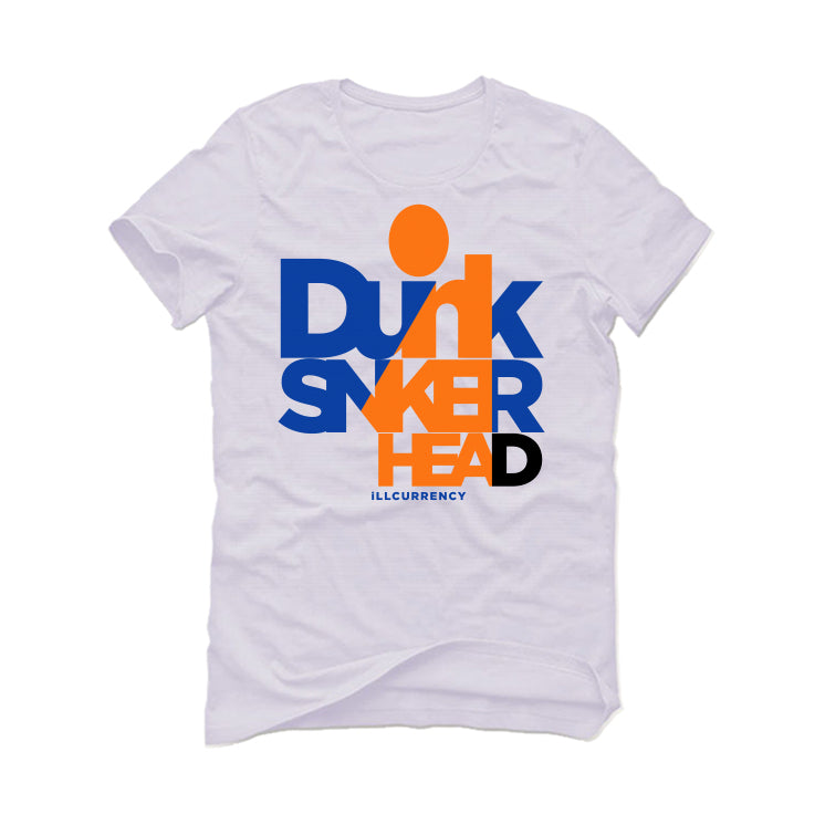 Nike Dunk Low "Knicks" | ILLCURRENCY White T-Shirt (DUNK OFFICIAL)