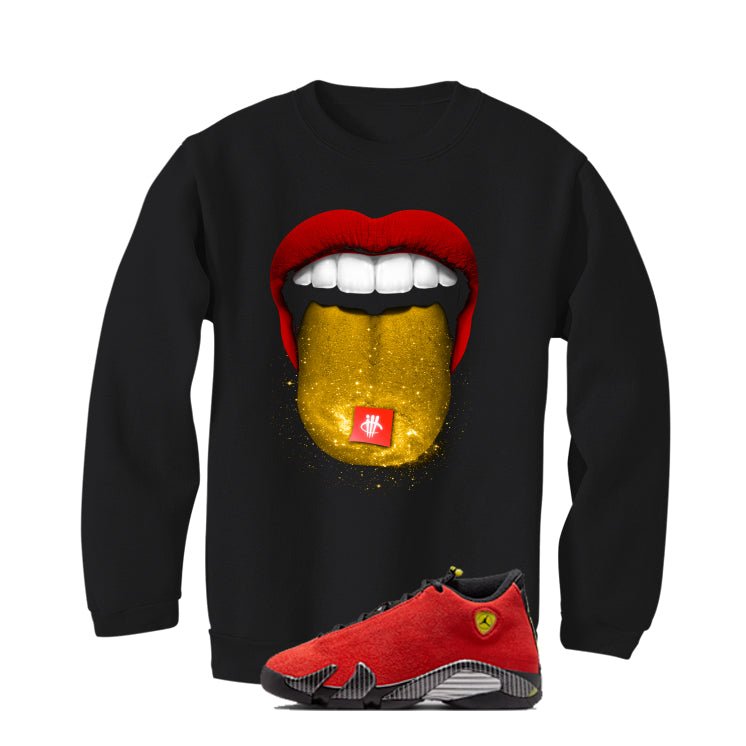 Air Jordan 14 Ferrari Black T-Shirt (Trippin)| illcurrency