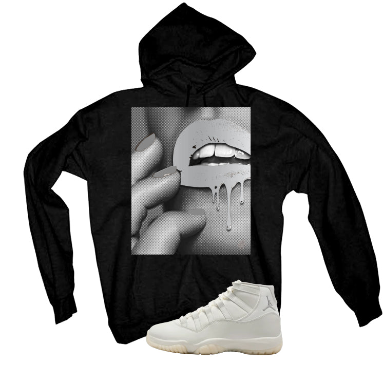 Air Jordan 11 WMNS Pearl Matching T-Shirt, Sweatshirts & Hoodies Black T-Shirt (Touch)| illcurrency