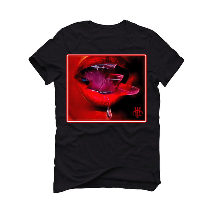 Air Jordan 12 OG “Cherry” Black T-Shirt (SLIPPERY)