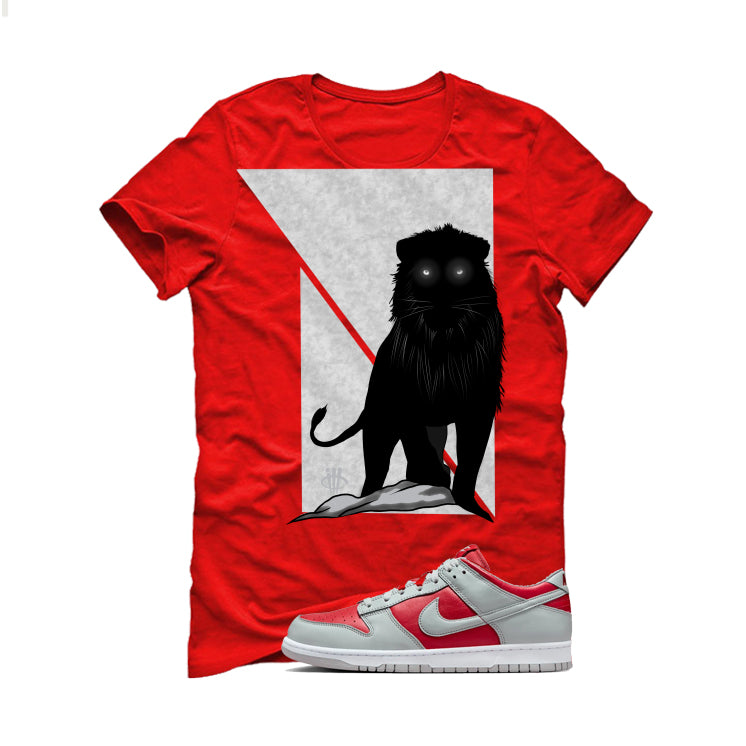 Nike Dunk Low Ultraman | illcurrency Red T-Shirt (Lion)