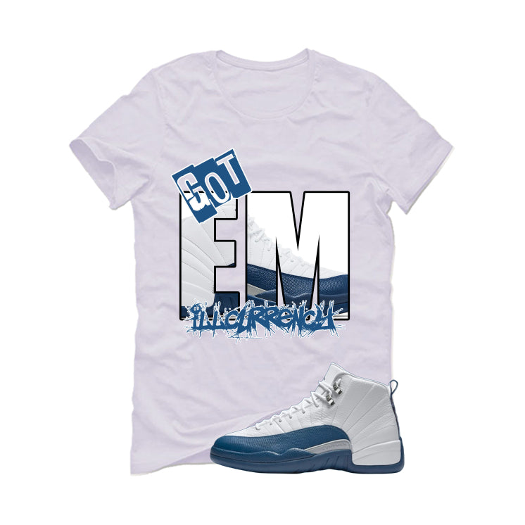 Air Jordan 12 French Blue White T-Shirt (GOT EM)| illcurrency