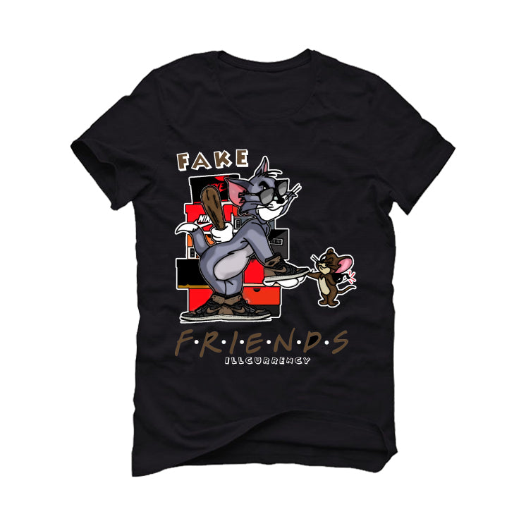 Jordan 1 Retro High OG Palomino - Black T-Shirt (Fake Friends)