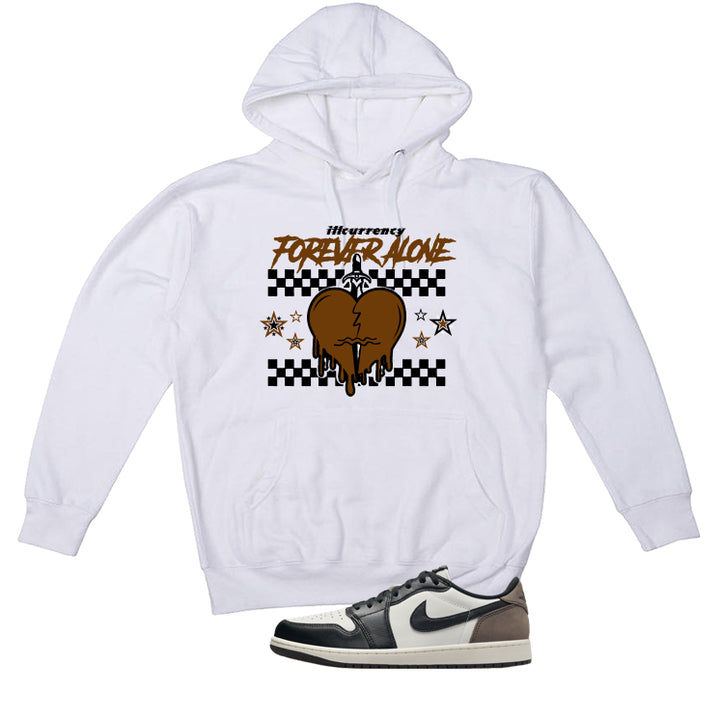 Air Jordan 1 Low OG Mocha White T-Shirt (Forever Alone)| illcurrency