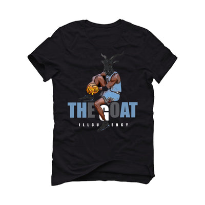 Air Jordan 7 “Chambray” | illcurrency Black T-Shirt (The Goat)