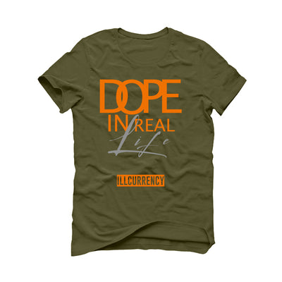 Air Jordan 5 “Olive” | illcurrency Military Green T-Shirt (DOPE)