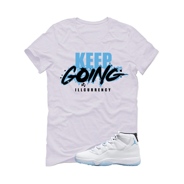 Air Jordan 11 Legend Blue White T-Shirt (keep Going)| illcurrency